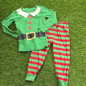Crazy 8 Fitted Elf Pajamas